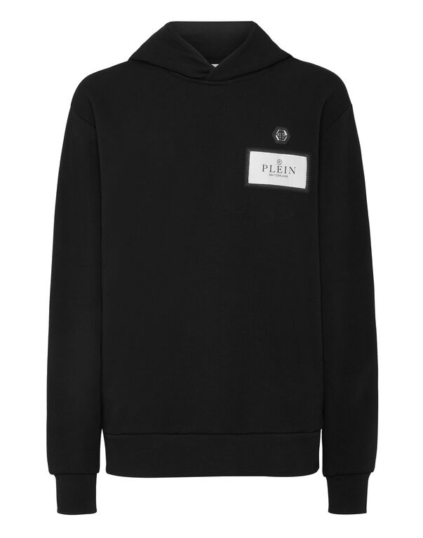 Felpa con cappuccio MJB3616 PTE003N 0202 PHILIPP PLEIN Black/black 