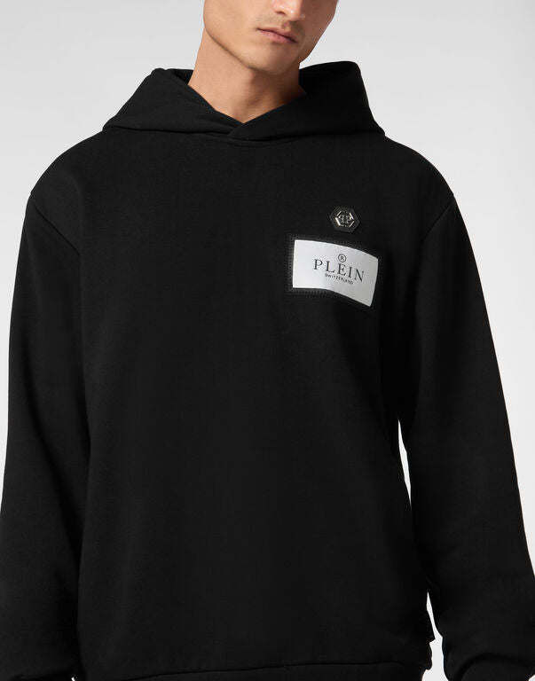 Felpa con cappuccio MJB3616 PTE003N 0202 PHILIPP PLEIN Black/black 