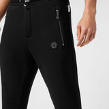 Jogger in jersey di cotone MJT2523 PTE003N 02 PHILIPP PLEIN Black 
