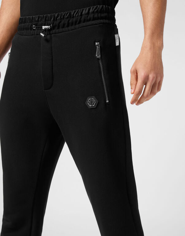 Jogger in jersey di cotone MJT2523 PTE003N 02 PHILIPP PLEIN Black 