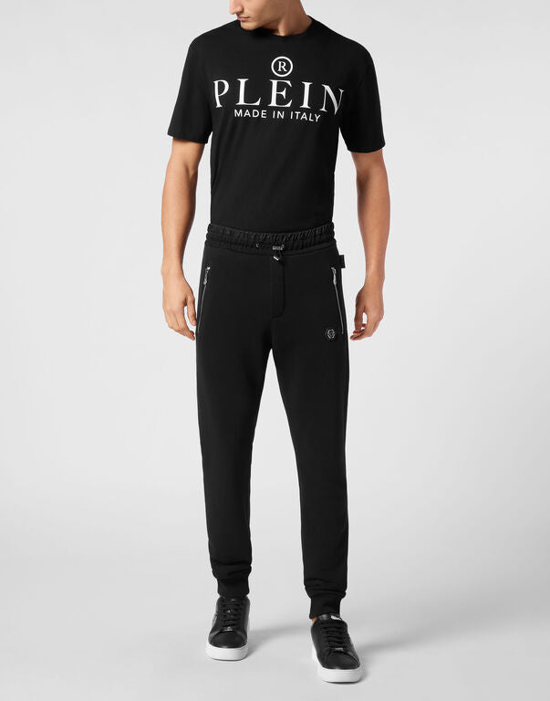 Jogger in jersey di cotone MJT2523 PTE003N 02 PHILIPP PLEIN Black 