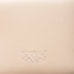 Portafoglio in pelle 100249A2AN C50Q PINKO Begie-grigio fumo antique 