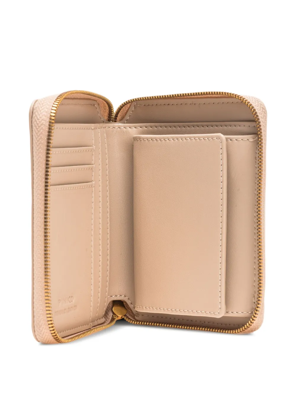 Portafoglio in pelle 100249A2AN C50Q PINKO Begie-grigio fumo antique 