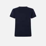 T-Shirt con ricamo logo 100535A2G7 G1A PINKO Blu abisso 