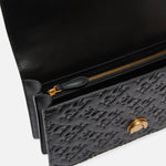Borsa Love Bag a tracolla in pelle con logo 100941A1YB Z99Q PINKO Nero-antique gold 