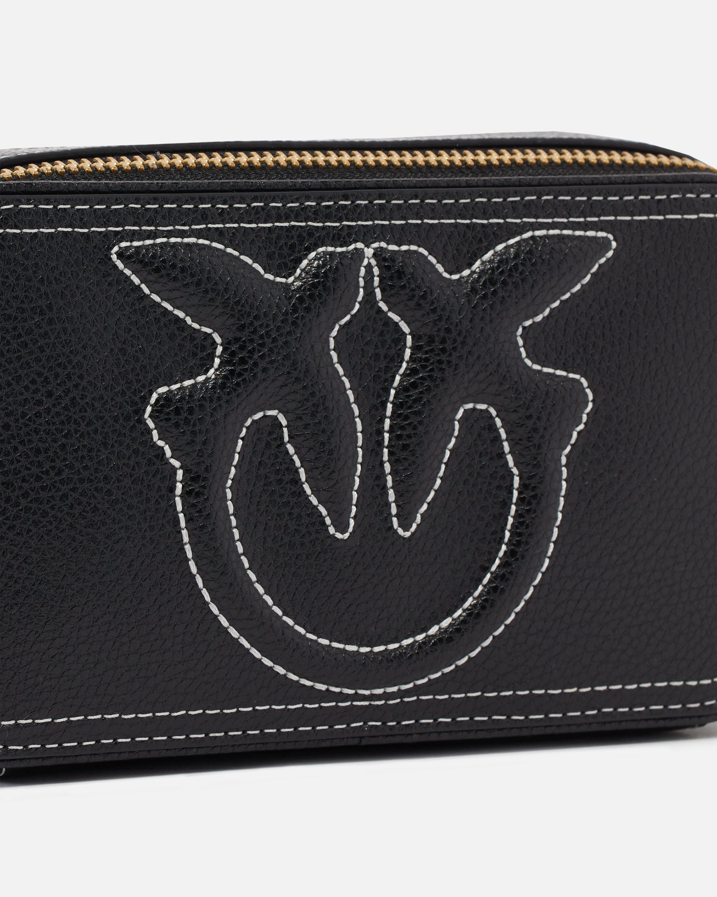 Borsa a tracolla 103799A1LF Z99Q PINKO Nero-antique gold 