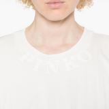 T-Shirt manica corta 104257A2D2 Z05 PINKO Bianco 