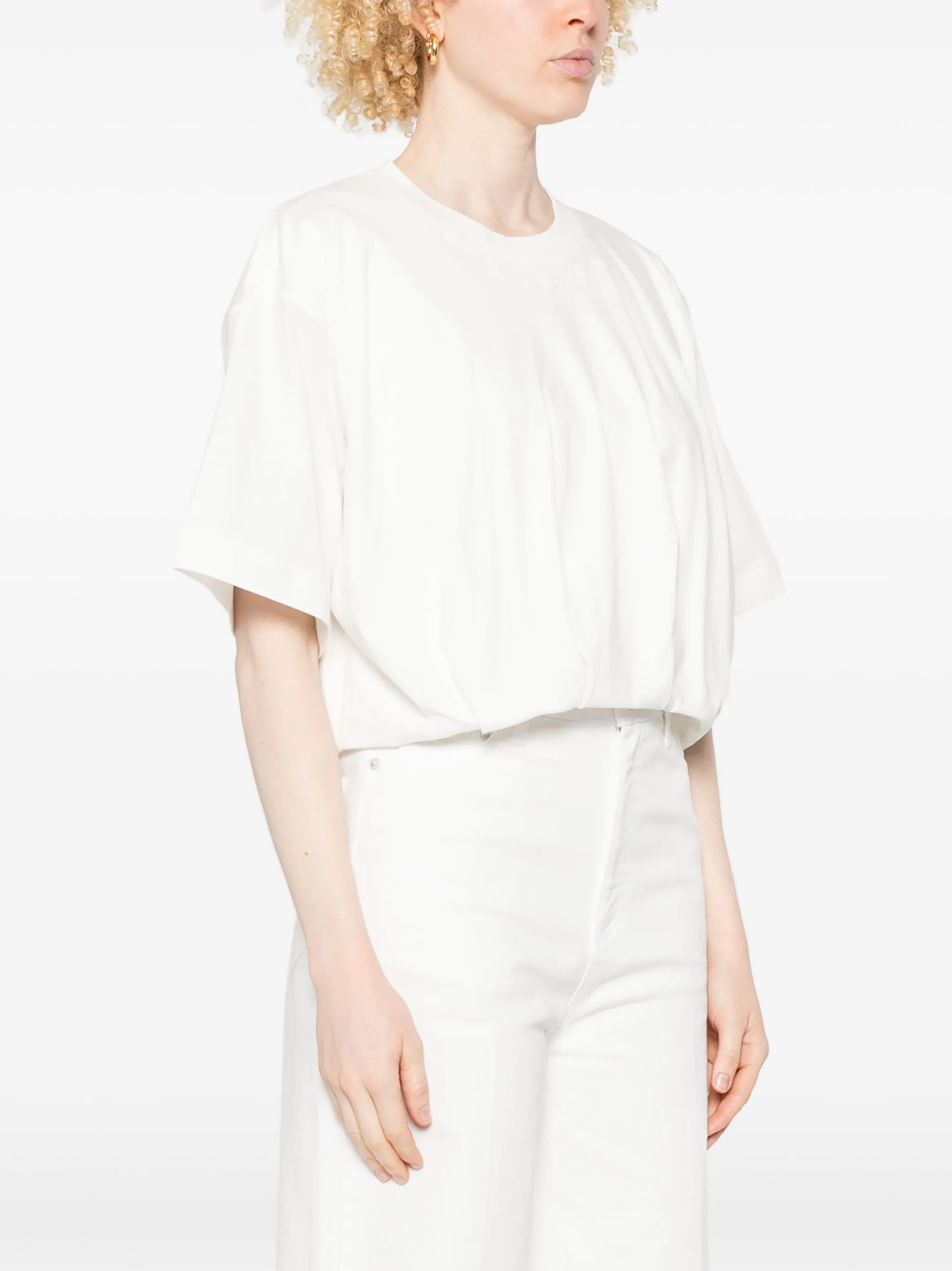T-Shirt manica corta 104257A2D2 Z05 PINKO Bianco 