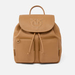 Zainetto multitasche in pelle bottalata 104351A1LF C83Q PINKO Torrone-antique gold 