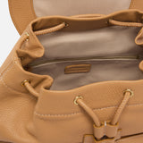 Zainetto multitasche in pelle bottalata 104351A1LF C83Q PINKO Torrone-antique gold 