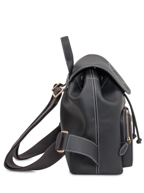 Zainetto multitasche in pelle bottalata 104351A1LF Z99Q PINKO Nero-antique gold 