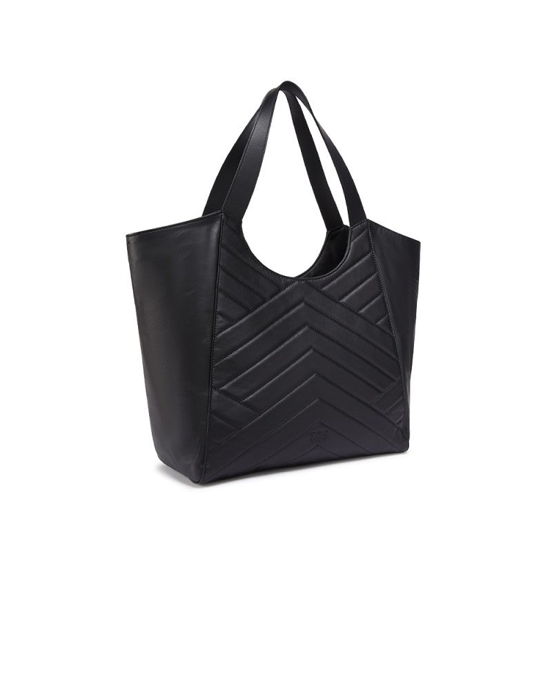 Borsa in pelle 104536A2AO Z99Q PINKO Nero-antique gold 