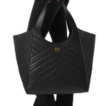 Borsa in pelle 104536A2AO Z99Q PINKO Nero-antique gold 