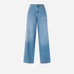 Jeans palazzo in denim medio chiaro 104601A2DR PJO PINKO Lav. medio chiaro 