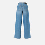 Jeans palazzo in denim medio chiaro 104601A2DR PJO PINKO Lav. medio chiaro 