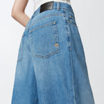 Jeans palazzo in denim medio chiaro 104601A2DR PJO PINKO Lav. medio chiaro 