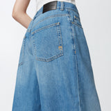 Jeans palazzo in denim medio chiaro 104601A2DR PJO PINKO Lav. medio chiaro 