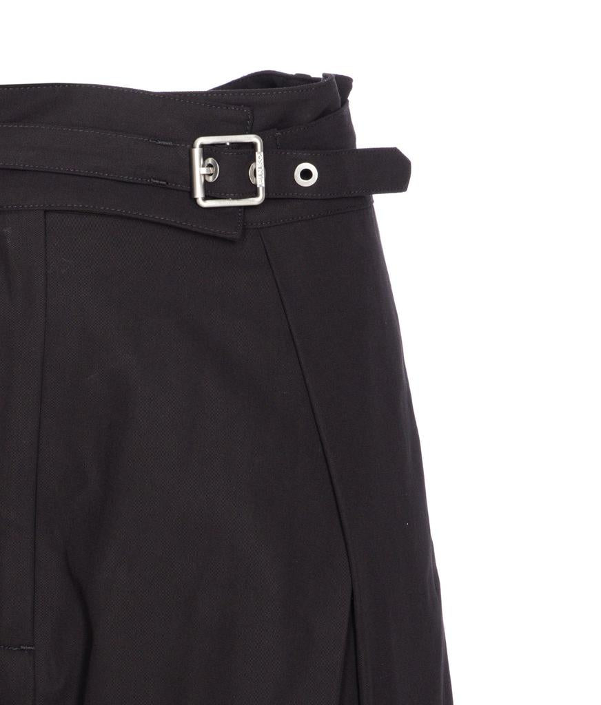 Pantaloni larghi con cinturini in vita 104648A2ER Z99 PINKO Nero limousine 
