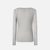 Maglia jersey garza leggera a maniche lunghe 104653A2CL IIA PINKO Grigio scuro 