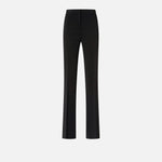 Pantaloni eleganti svasati in cady tecnico 104690A213 Z99 PINKO Nero limousine 