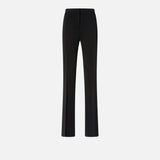 Pantaloni eleganti svasati in cady tecnico 104690A213 Z99 PINKO Nero limousine 