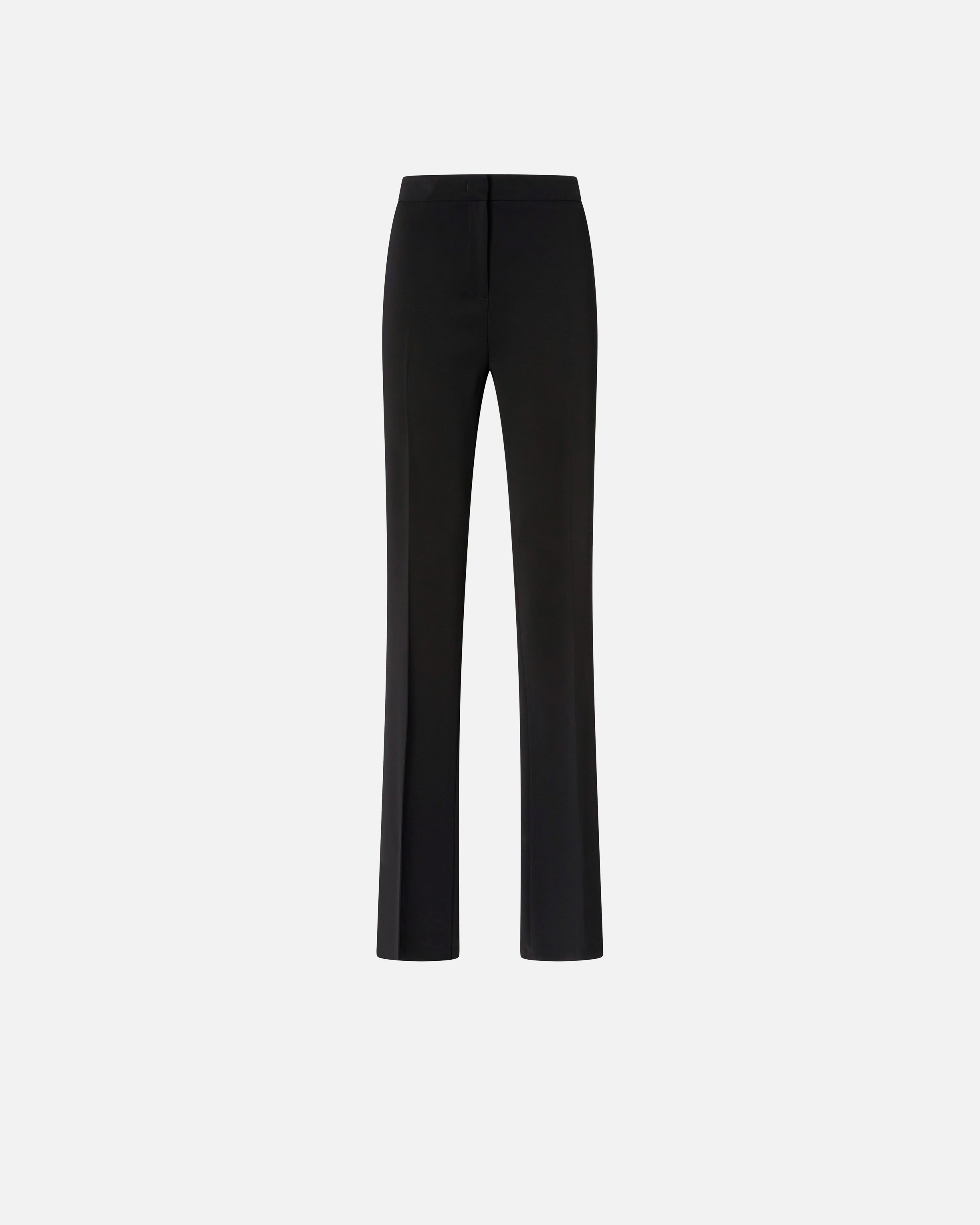 Pantaloni eleganti svasati in cady tecnico 104690A213 Z99 PINKO Nero limousine 