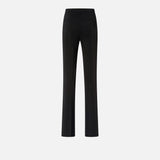 Pantaloni eleganti svasati in cady tecnico 104690A213 Z99 PINKO Nero limousine 