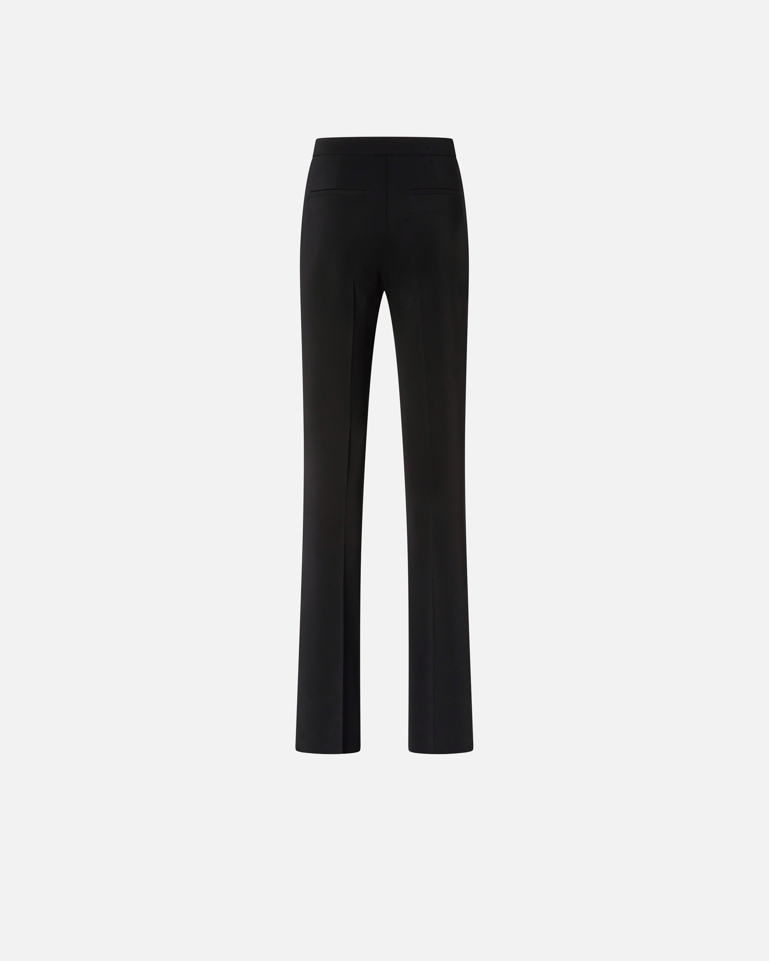 Pantaloni eleganti svasati in cady tecnico 104690A213 Z99 PINKO Nero limousine 