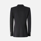 Blazer monopetto in viscosa effetto scuba 104903A1L3 Z99 PINKO Black 