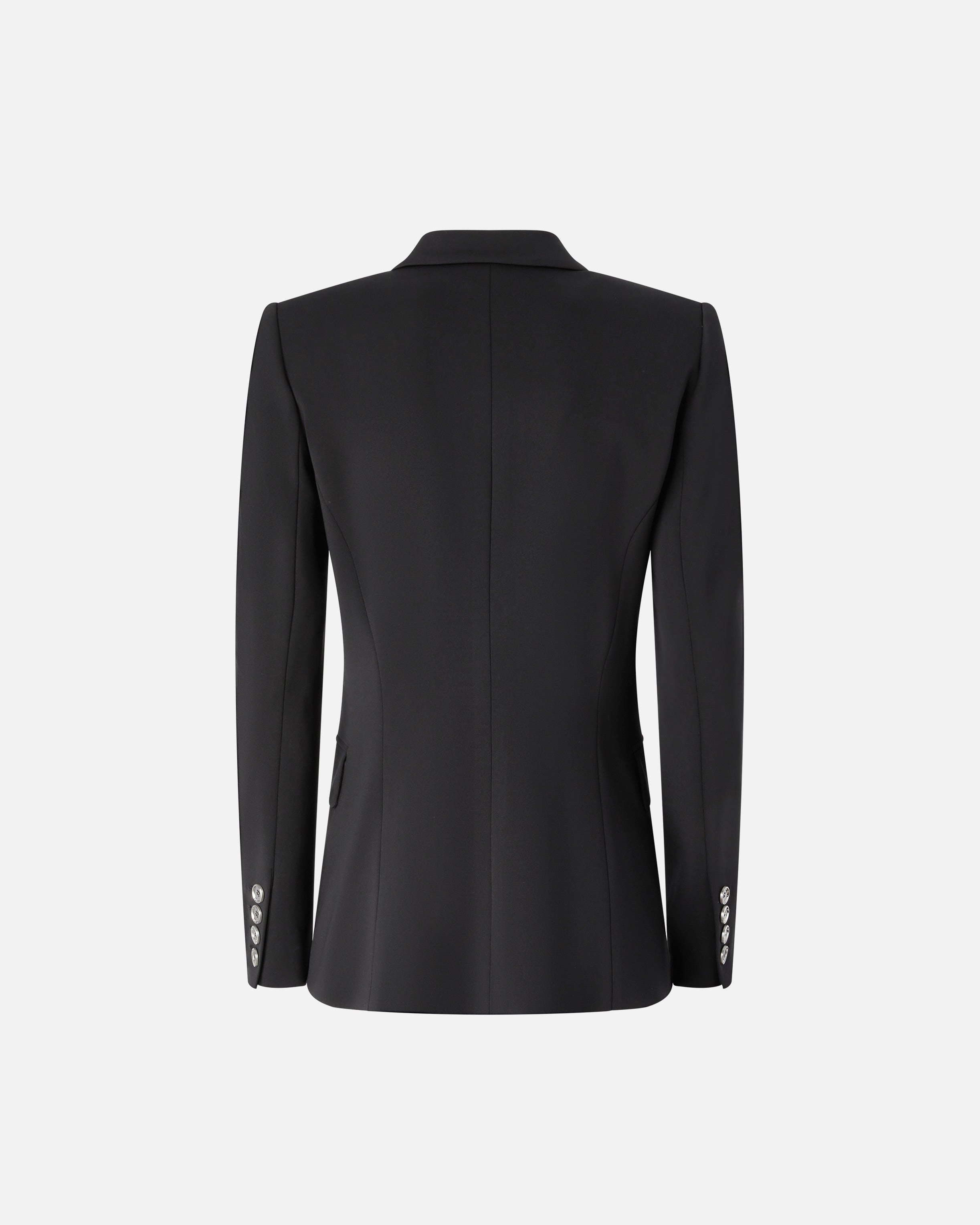 Blazer monopetto in viscosa effetto scuba 104903A1L3 Z99 PINKO Black 