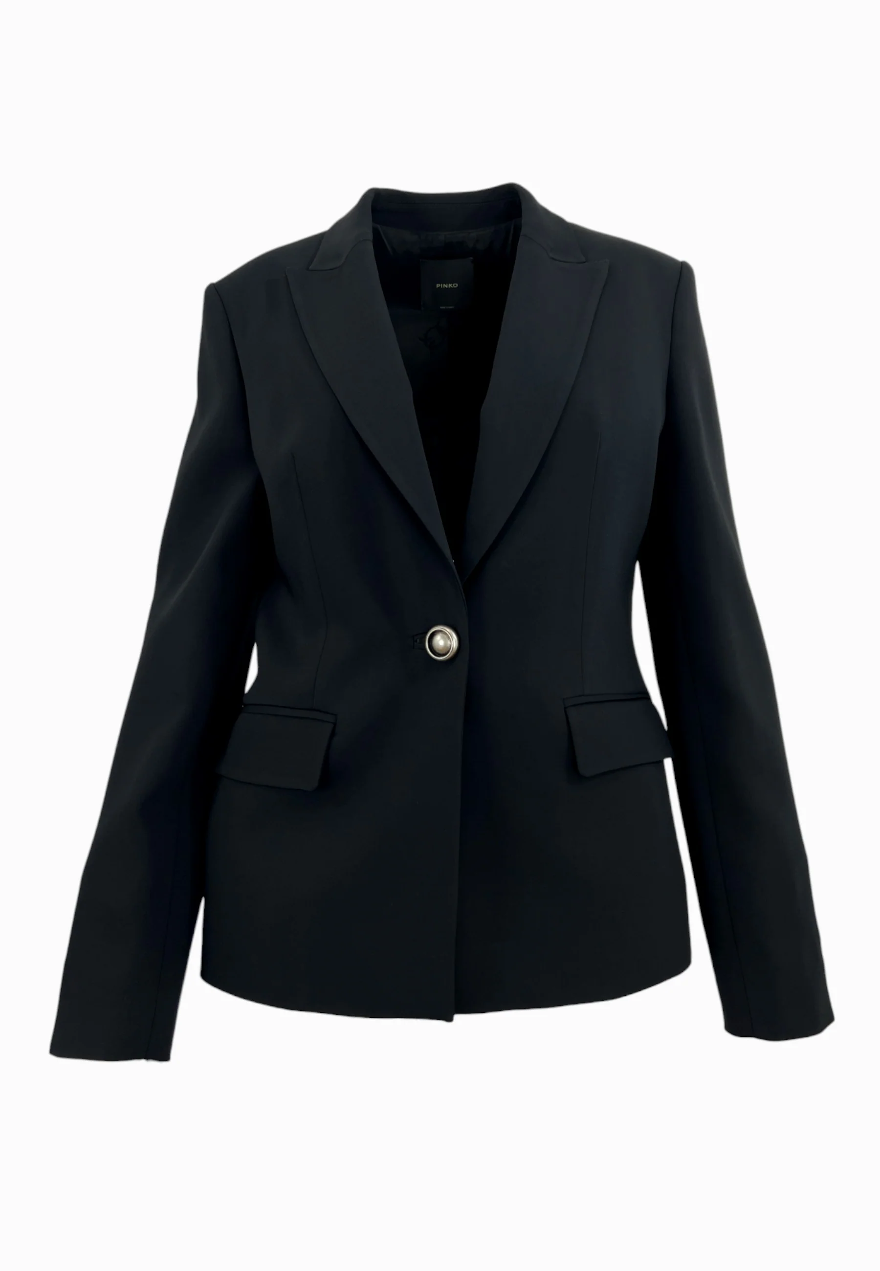 Blazer in cady monopetto 104930A213 Z99 PINKO Nero limousine 