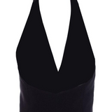 Gilet corto in tessuto tecnico con schiena scoperta 104931A213 Z99 PINKO Nero limousine 