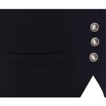 Gilet corto in tessuto tecnico con schiena scoperta 104931A213 Z99 PINKO Nero limousine 