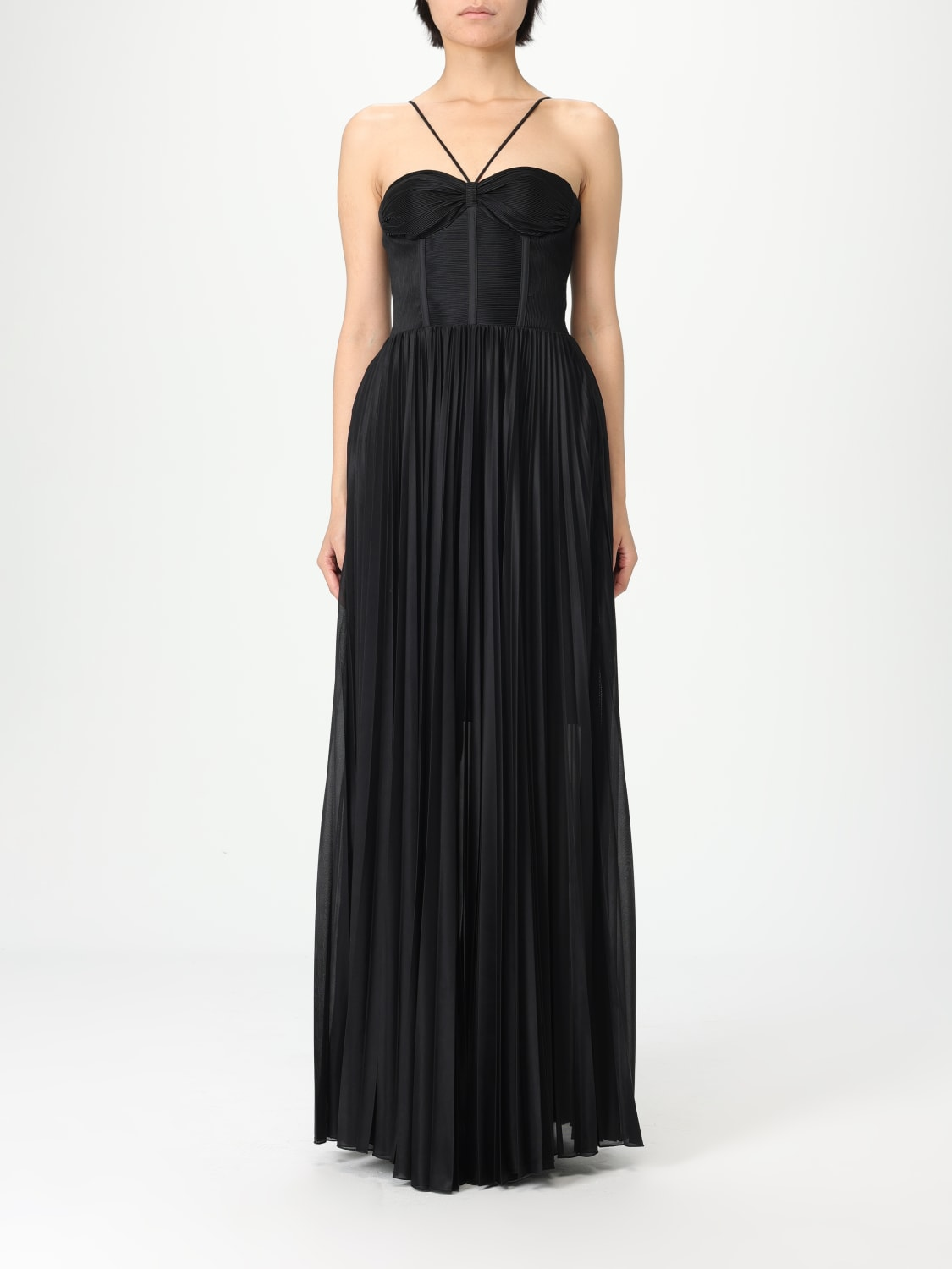 Abito bustier in jersey 104994A2DM Z99 PINKO Black 