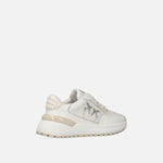 Sneaker chunky con satin e strass SS0055P073 DY7 PINKO Yougurt 
