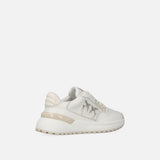 Sneaker chunky con satin e strass SS0055P073 DY7 PINKO Yougurt 