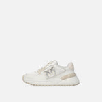 Sneaker chunky con satin e strass SS0055P073 DY7 PINKO Yougurt 