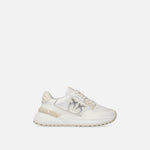 Sneaker chunky con satin e strass SS0055P073 DY7 PINKO Yougurt 