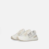 Sneaker chunky con satin e strass SS0055P073 DY7 PINKO Yougurt 
