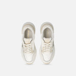 Sneaker chunky con satin e strass SS0055P073 DY7 PINKO Yougurt 