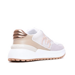 Sneaker in camoscio e mesh SS0055P074 K26 PINKO Bianco 