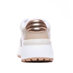 Sneaker in camoscio e mesh SS0055P074 K26 PINKO Bianco 