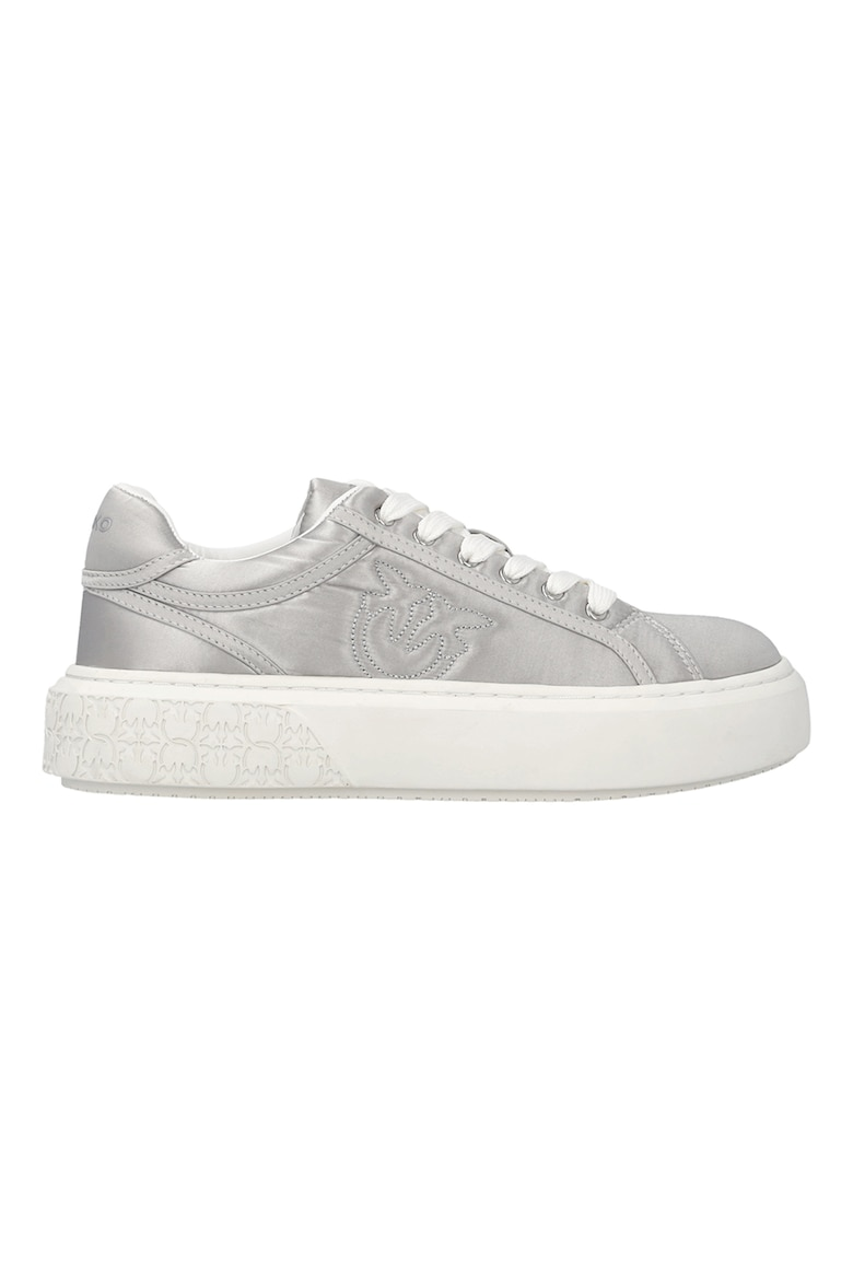Sneaker in raso SS0069T001 ZZF PINKO Satin silver 