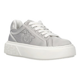 Sneaker in raso SS0069T001 ZZF PINKO Satin silver 
