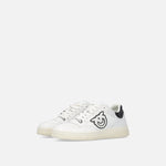 Sneaker in pelle con logo bianco e nero SS0077P001 ZZ1 PINKO White/black 