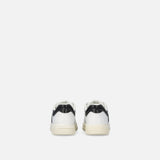 Sneaker in pelle con logo bianco e nero SS0077P001 ZZ1 PINKO White/black 