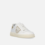 Sneaker in pelle con dettagli metallizzati SS0077P014 ZIA PINKO White/platinum 