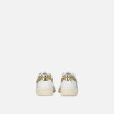 Sneaker in pelle con dettagli metallizzati SS0077P014 ZIA PINKO White/platinum 