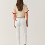 Pantalone in cotone RND057 P381 0127 C0367 ROY ROGER'S Blanc de blanc 