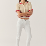 Pantalone in cotone RND057 P381 0127 C0367 ROY ROGER'S Blanc de blanc 